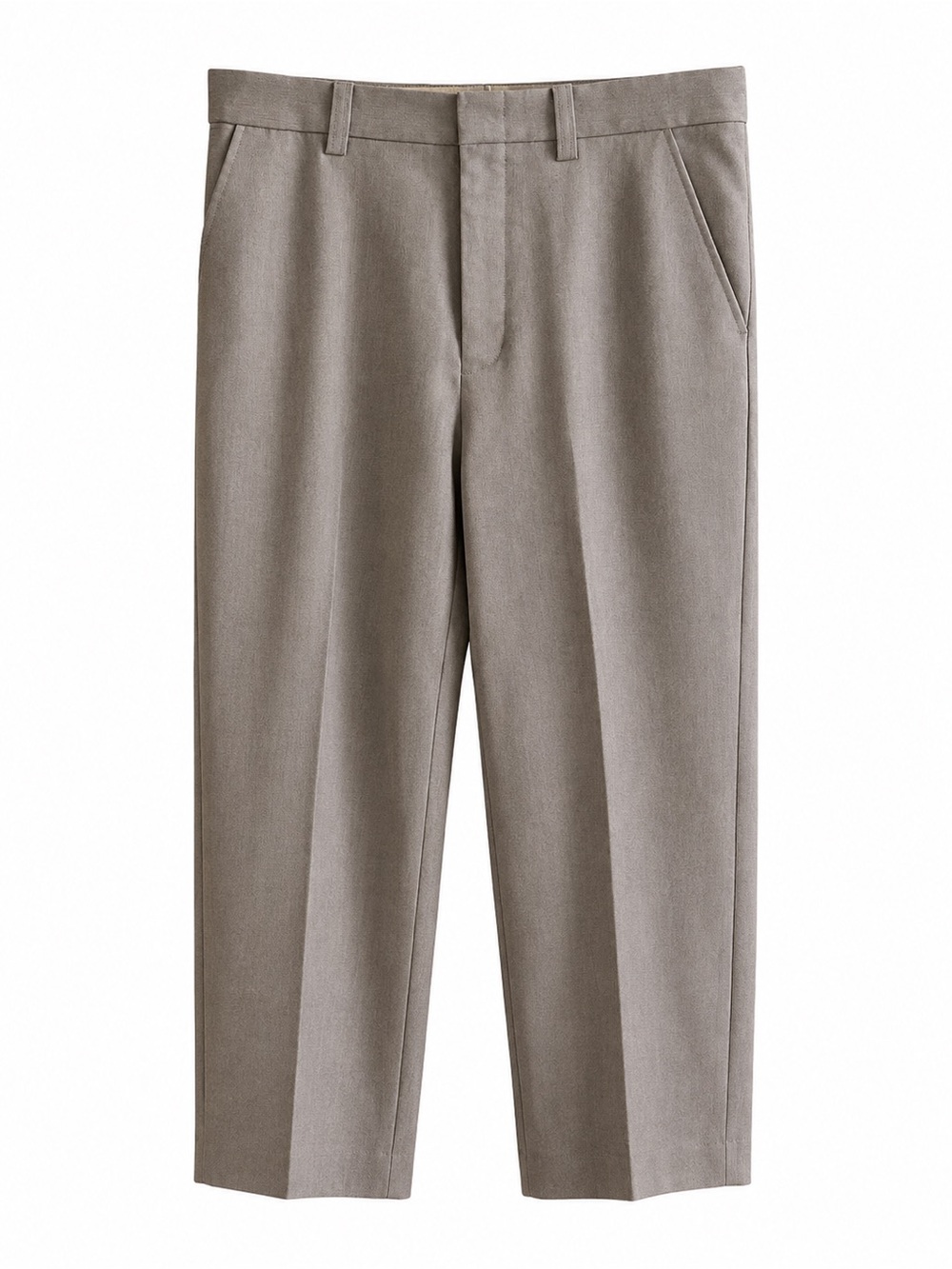 Arnold Palmer Taupe Men's Retrofitted High-Waisted Trousers Pants Size 10